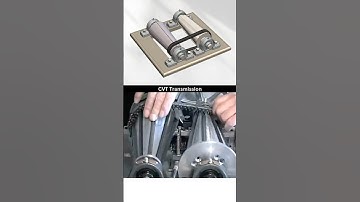CVT Transmission- How does it work? 🤔 Cone CVT - Speed increase and decrease ⬆️⬇️ #solidworks #cad