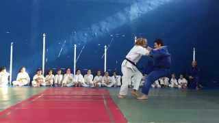 Judo fight - exhibition techniques - 2014