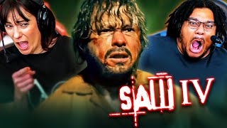 SAW 4 (2007) MOVIE REACTION!! FIRST TIME WATCHING! Jigsaw | Full Movie Review | Saw X