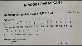 Mazmur 18 Februari 2024 - Mazmur MInggu Prapaskah 1 - Tahun B - Edisi Baru #mazmurtanggapan
