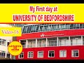 My first day at university of bedfordshire  telugu vlogs from london  uk telugu vlogs