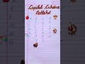 How to Write English Capital Letters || Cursive Writing A to Z #shortvideo