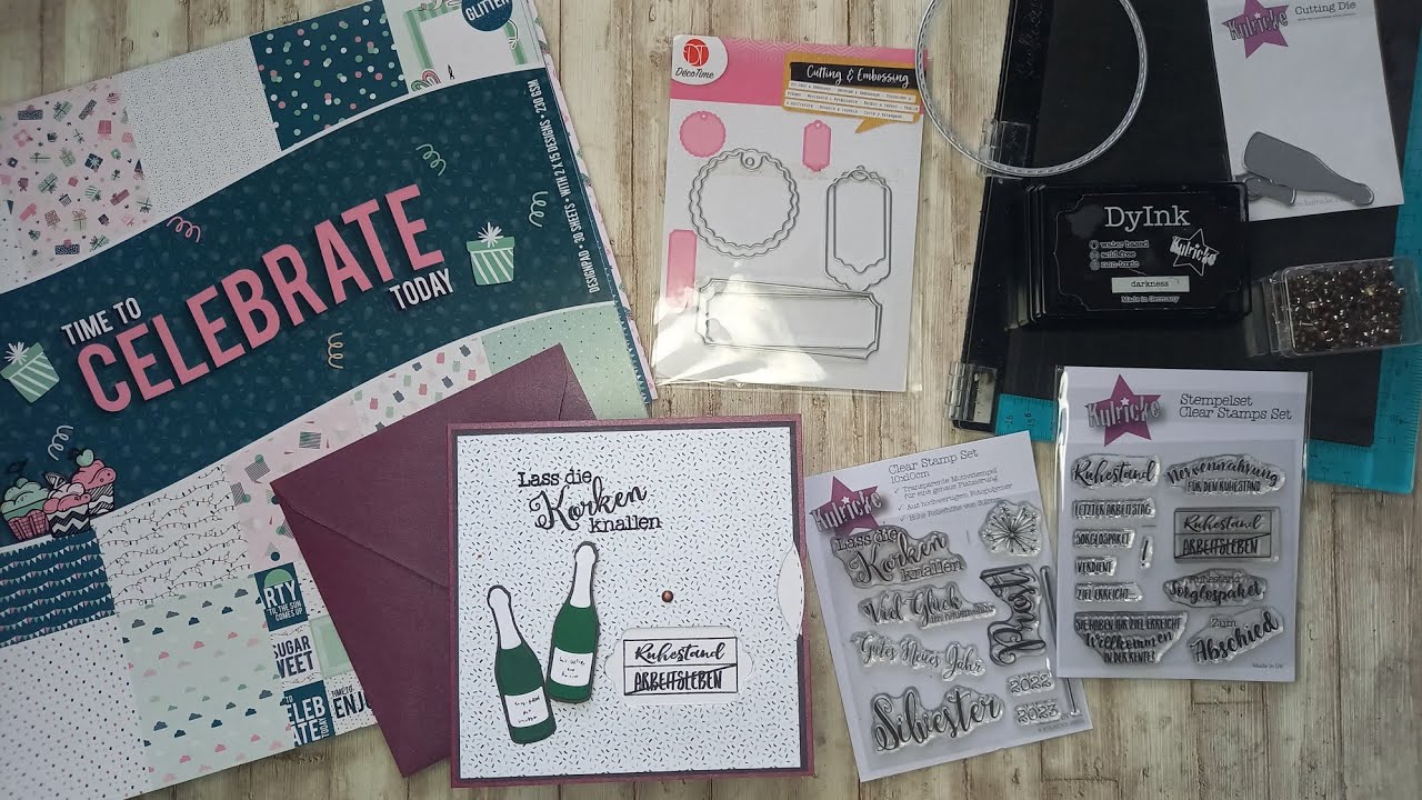 Mit Action & Kulricke eine Fenster-Drehkarte basteln (Parkscheibenkarte) - Februar-Challenge