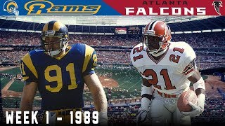 Deion Sanders' FIRST Game! (Rams vs. Falcons, 1989)