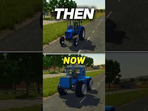 THEN vs NOW 🤯🚜 Pt4 #fs25 #farmingsimulator25 #automobile #farming #gaming #games #tractor #farmers