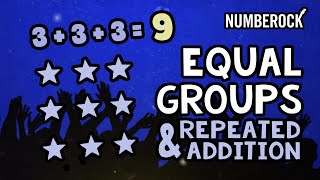 Equal Groups Multiplication Song | Repeated Addition Using Arrays screenshot 3