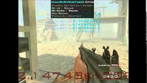 waw custom zombies mod menu