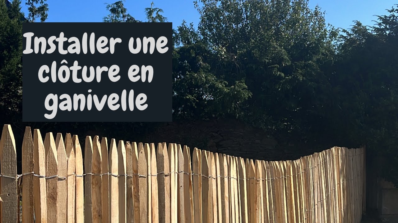 Installer une clôture en ganivelle