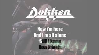 Dokken - Alone Again (Karaoke Original Instrumental Backing Track)