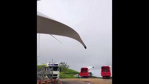 Quạt điện gió tại cầu đất Đà Lạt .! [ đăng kí kênh nhé🥰 ]