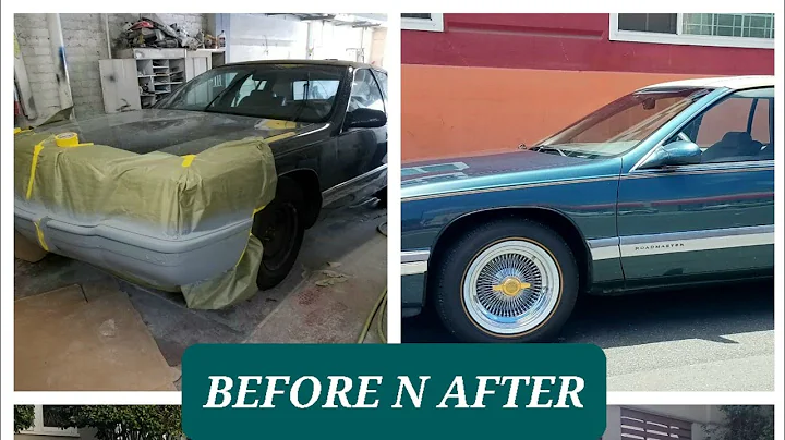 BUICK ROADMASTER BEFORE AFTER spokes n vogues wire wheels Detroit steel white walls on smoothies