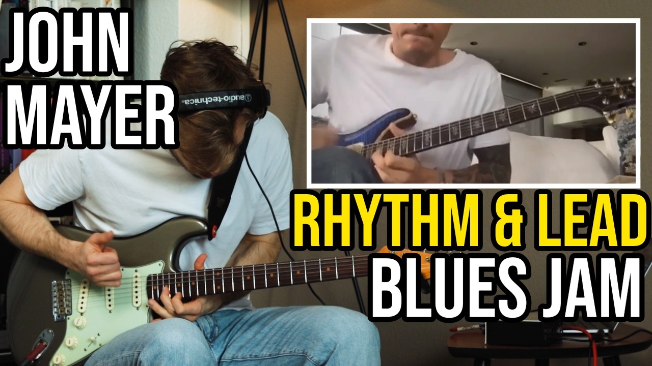 How to combine Rhythm & Lead in Blues like John Mayer (with Tab) - YouTube