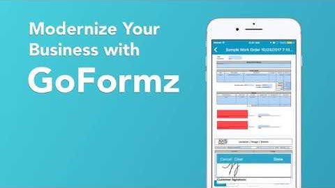 GoFormz App Store Video