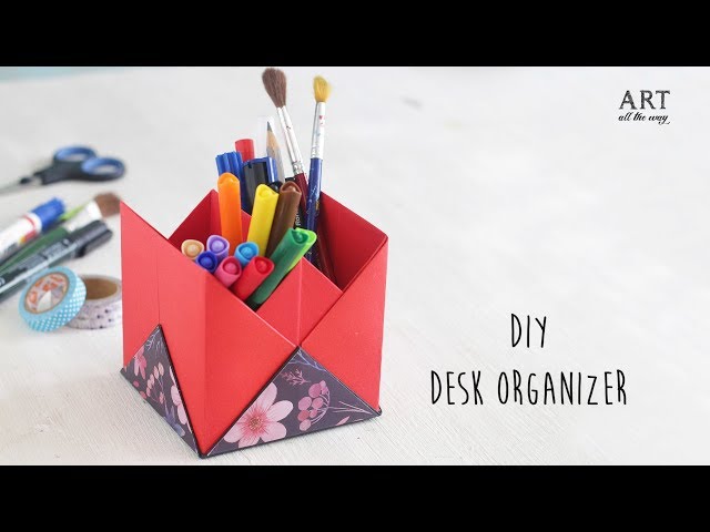 Creative DIY Desk Organizer For Kids