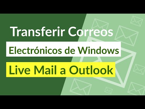 Video: ¿Cómo exporto correos electrónicos desde Windows Live Mail?