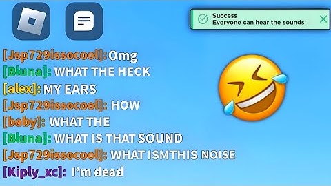 ROBLOX FE Annoying Sound Spam Script ~ Make Everyone Hear Random Annoying Sound & Troll Them