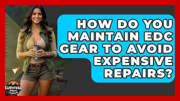 How Do You Maintain EDC Gear To Avoid Expensive Repairs? - Survival Skills for Everyone