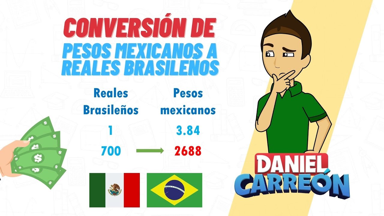 CONVERSI N DE PESOS MEXICANOS A REALES BRASILE OS Super Facil Para 