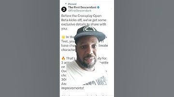 THE FIRST DESCENDANT CROSS PLAY BETA!  #playstation #xbox  #steam #thefirstdescendant