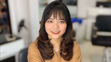 Hướng Dẫn Cắt tóc oval tầng uốn cụp Hót 2021