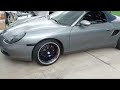 The Salvage Porsche Boxster Gets New Wheels