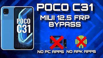 poco C31 MIUI 12.5 FRP BYPASS Without pc//New Tricks 2023//Bypass Google Account 100% working