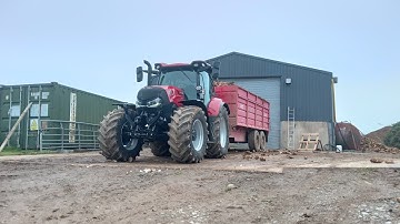 Case Maxxum 150 Active 8 On Demo!!! - Delivering A Load Of Fodder Beet!!! - (Wicklow, Ireland)