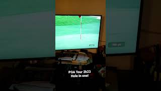 PGA Tour 2k23 | Hole in One | #holeinone #pga2k23 #shorts #playstation
