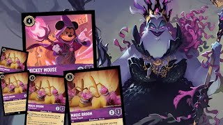 Magic Brooms vs Ursula Deep Trouble Lorcana Illumineer S Quest Solo Brooms Vs Ursula