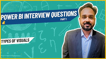 Power BI Interview Questions- What are the different types of visuals/charts used in Power BI?