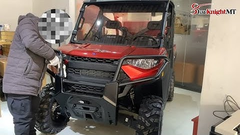 How to install Polaris Ranger 1000/XP 1000 Front Bumper | StarknightMT