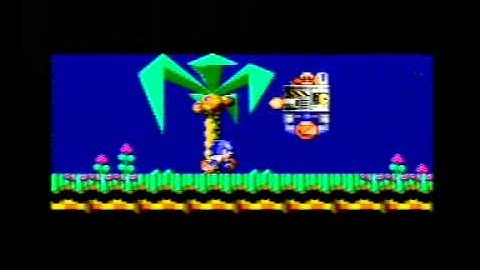 Sega Master System Sonic Chaos Title / Intro Screen And Attract Mode Demo 1993