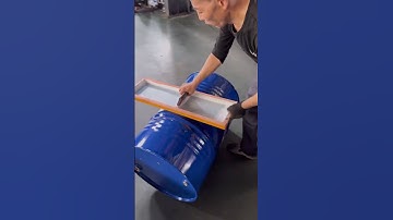 Metal Barrel Screen Printing Process - Good tools and machinery make work easy