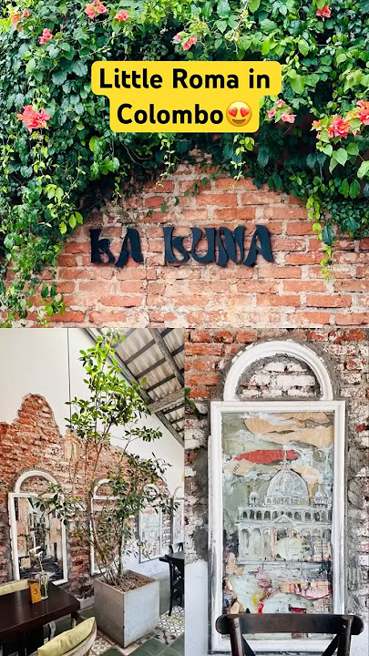La Luna Cafe📍Colombo,Sri Lanka😍#shorts#travel#cafe#laluna#italian#italianfood#colombo#srilanka