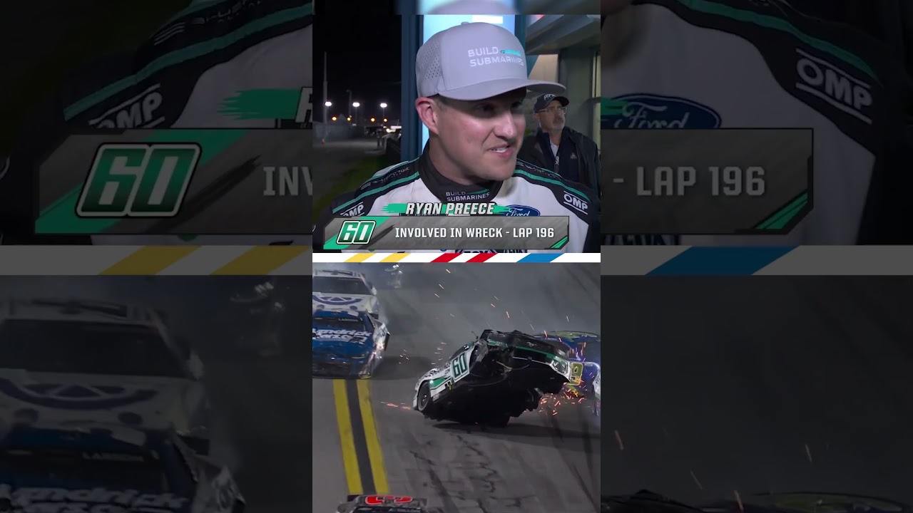 Ryan Preece on wreck: 'All I thought about was my daughter' 🙏 