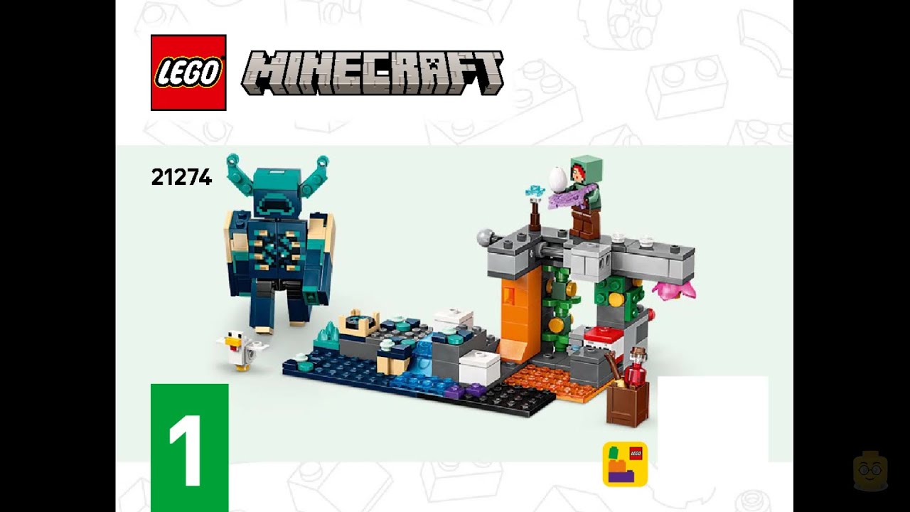 LEGO Minecraft 21274 - Complete The Warden Encounter Instructions