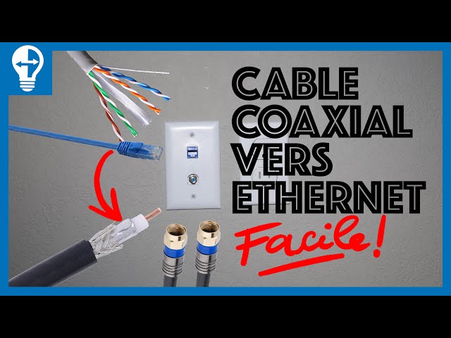 Convertissez Facilement Un Câble Coaxial En Ethernet, GRANDE VITESSE 🚀 