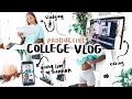 PRODUCTIVE friday college day in my life | zoom, lots of homework & editing, going live + more!
