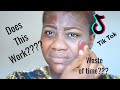 THE TIKTOK HACK THAT IS MEANT TO CHANGE YOUR MAKEUP GAME?? Let’s Try It/ WEAR TEST/ THETALLBLACKCHIC