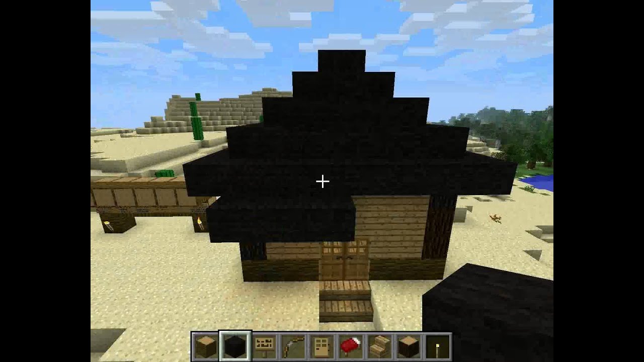 Minecraft Letsplay! Das zweite! (Dach bauen) - YouTube