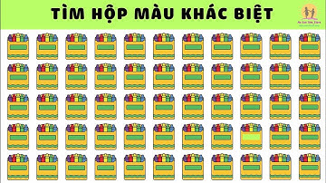 Tìm Điểm Khác Biệt Chủ Đề Đồ Dùng Học Tập | Thử Tài Bé Cấp Độ Khó |Nguyễn Thị Lan Anh