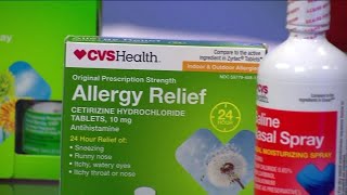 Getting relief from allergens