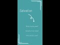 What do Christians mean by salvation? #shorts #biblestudy