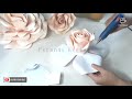 DIY Rose Paper Flower || Cara Membuat Bunga Mawar Rose || #TemplateR1 Pecandu Kertas