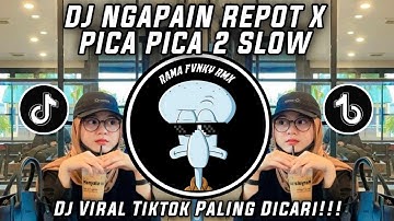 DJ TIMUR KE BARAT SELATAN KE UATARA | DJ NGAPAIN REPOT X PICA PICA 2 SLOW VIRAL TIKTOK TERBARU 2025