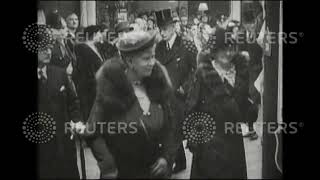1936 Mourning over the death of King George V