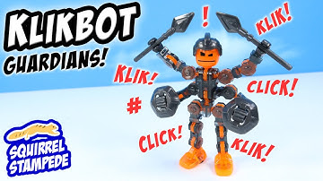 Stikbot Klikbots Guardians Series 3 and Mega Bots Build Review