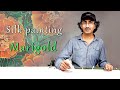 Silk painting | how to paint marigold flowers on silk