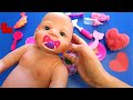 ASMR 5 minutes Satisfying with unboxing toys pink plastic products