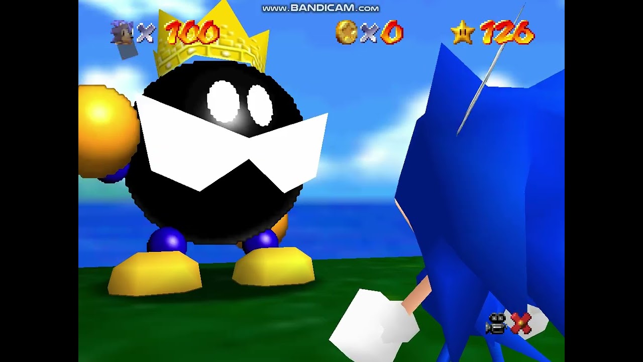 Super Mario 64 Coop Deluxe: SRB2 Sonic (Gameplay)